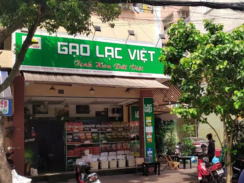 Cửa hàng Gạo Lạc Việt tại chung cư Bàu Cát 2